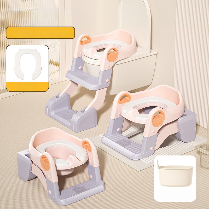 Bērnu tualetes kāpnes, bērnu podiņa sēdeklis, bērnu tualetes paklājiņš, zīdaiņu tualetes sēdekļa spilvens, podiņa sēdekļa gredzens, podiņa sēdeklis ar uzglabāšanas vietu, podiņš