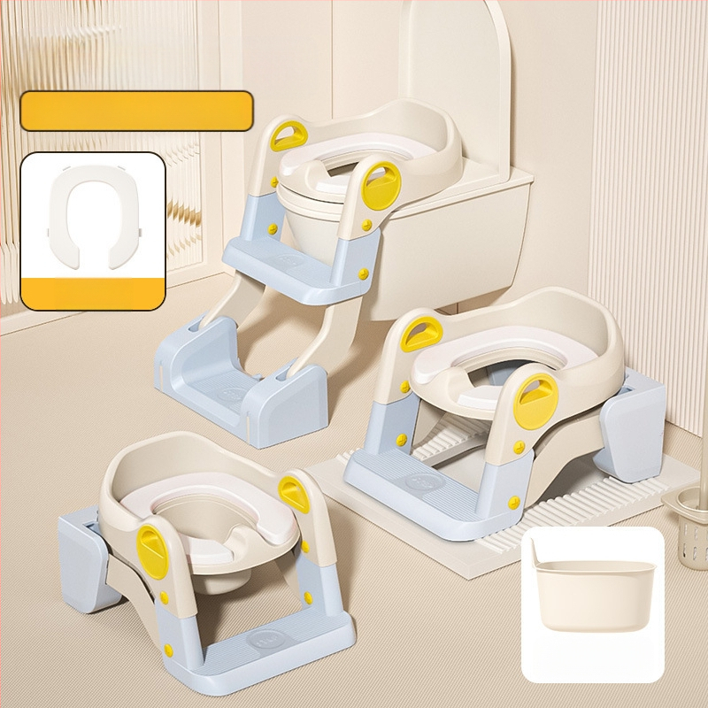Bērnu tualetes kāpnes, bērnu podiņa sēdeklis, bērnu tualetes paklājiņš, zīdaiņu tualetes sēdekļa spilvens, podiņa sēdekļa gredzens, podiņa sēdeklis ar uzglabāšanas vietu, podiņš