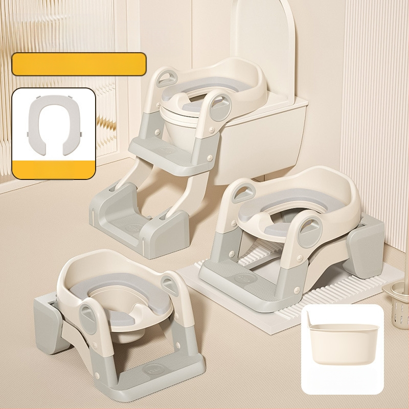 Bērnu tualetes kāpnes, bērnu podiņa sēdeklis, bērnu tualetes paklājiņš, zīdaiņu tualetes sēdekļa spilvens, podiņa sēdekļa gredzens, podiņa sēdeklis ar uzglabāšanas vietu, podiņš