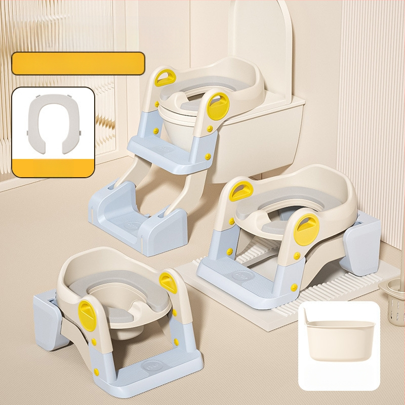 Bērnu tualetes kāpnes, bērnu podiņa sēdeklis, bērnu tualetes paklājiņš, zīdaiņu tualetes sēdekļa spilvens, podiņa sēdekļa gredzens, podiņa sēdeklis ar uzglabāšanas vietu, podiņš