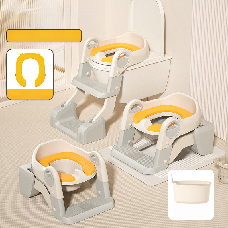 Bērnu tualetes kāpnes, bērnu podiņa sēdeklis, bērnu tualetes paklājiņš, zīdaiņu tualetes sēdekļa spilvens, podiņa sēdekļa gredzens, podiņa sēdeklis ar uzglabāšanas vietu, podiņš