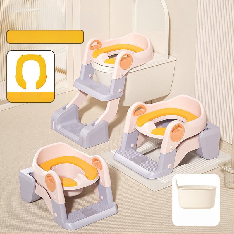 Bērnu tualetes kāpnes, bērnu podiņa sēdeklis, bērnu tualetes paklājiņš, zīdaiņu tualetes sēdekļa spilvens, podiņa sēdekļa gredzens, podiņa sēdeklis ar uzglabāšanas vietu, podiņš
