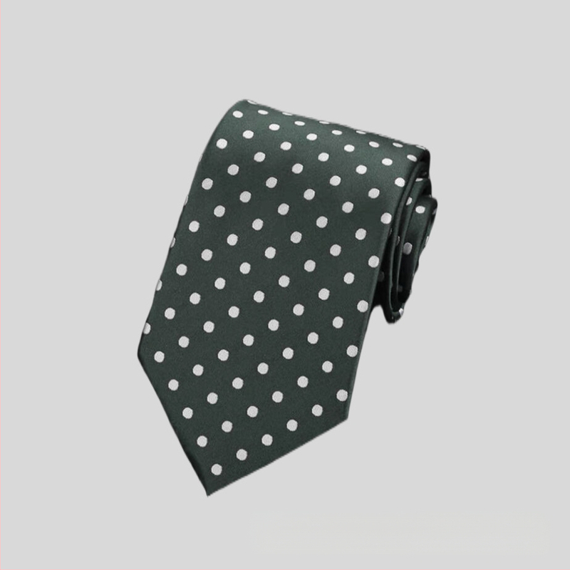 Rūpnīcas noliktavā vairumtirdzniecības formāls apģērbs biznesa modes ikdienas 8CM polka dot vienkrāsains kāzu profesionāls darba kaklasaites punkts