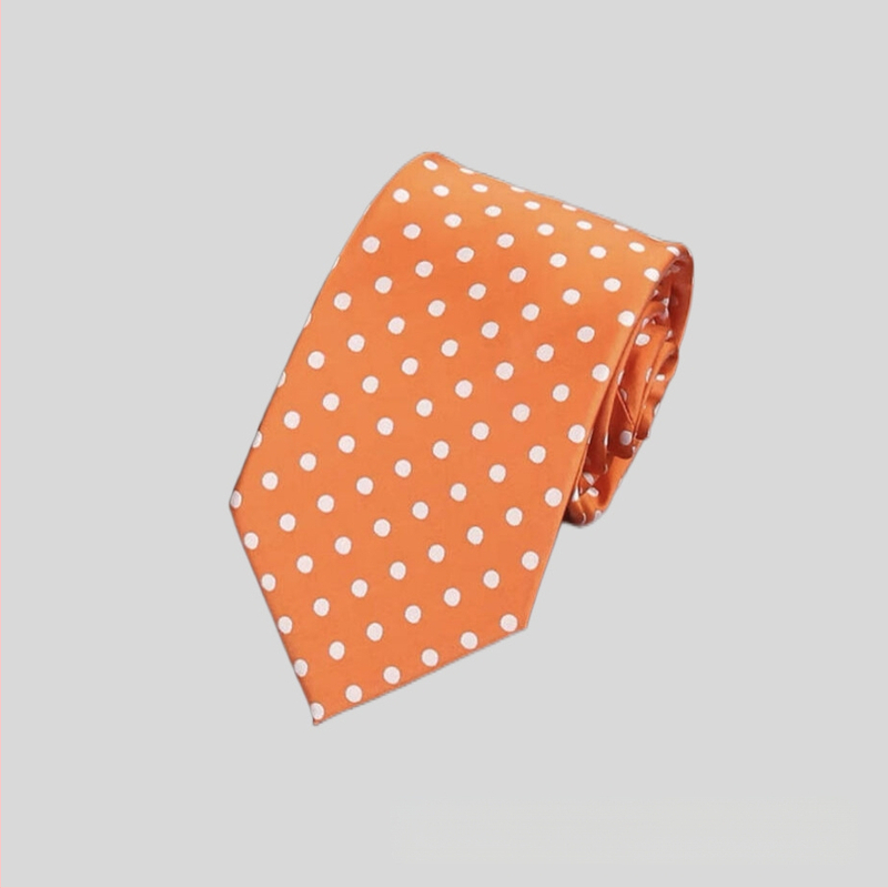 Rūpnīcas noliktavā vairumtirdzniecības formāls apģērbs biznesa modes ikdienas 8CM polka dot vienkrāsains kāzu profesionāls darba kaklasaites punkts