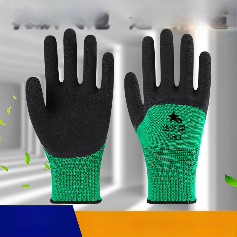 Töökaitsekindad, kulumiskindlad kummist kastmiskindlad latekskindad, kulumiskindlad libisemiskindlad hingavad rippuvad liimiga töökindad