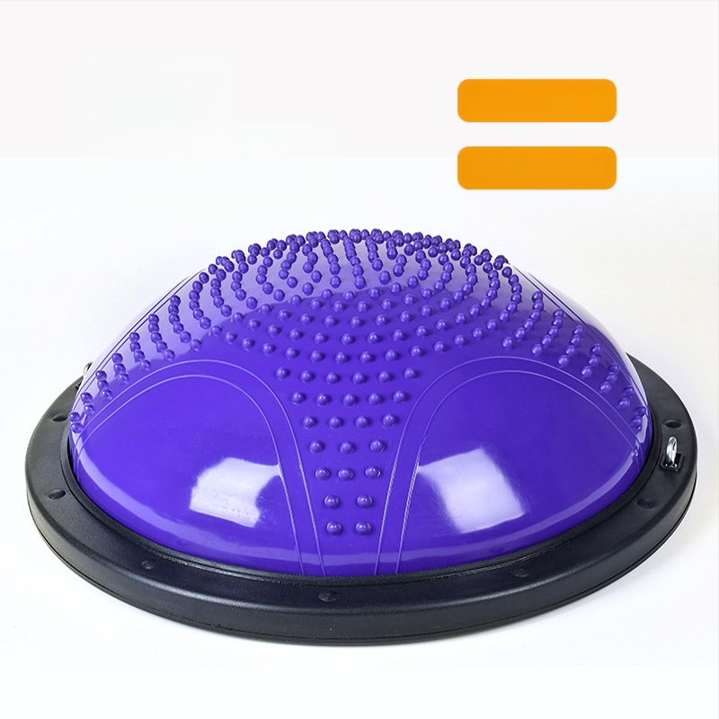 Bangos greičio kamuolys, pusapvalis balanso kamuolys, sutirštintas sprogimui atsparus jogos kamuolys, fitneso treniruočių įranga, pilatesas, žingsniavimas pėsčiomis, namų pusrutulis