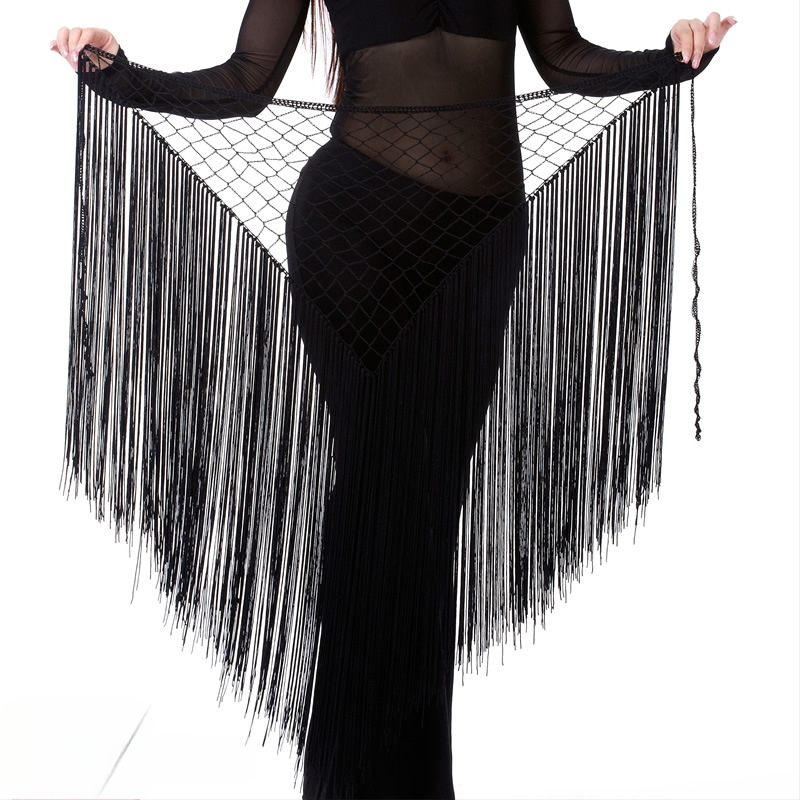 Argentina stiilis kolmnurkne rätik-sall, kõhutantsu kostüüm, kõhutantsu vöökett, kõhutantsu puusarätik, merineitsi puusarätik