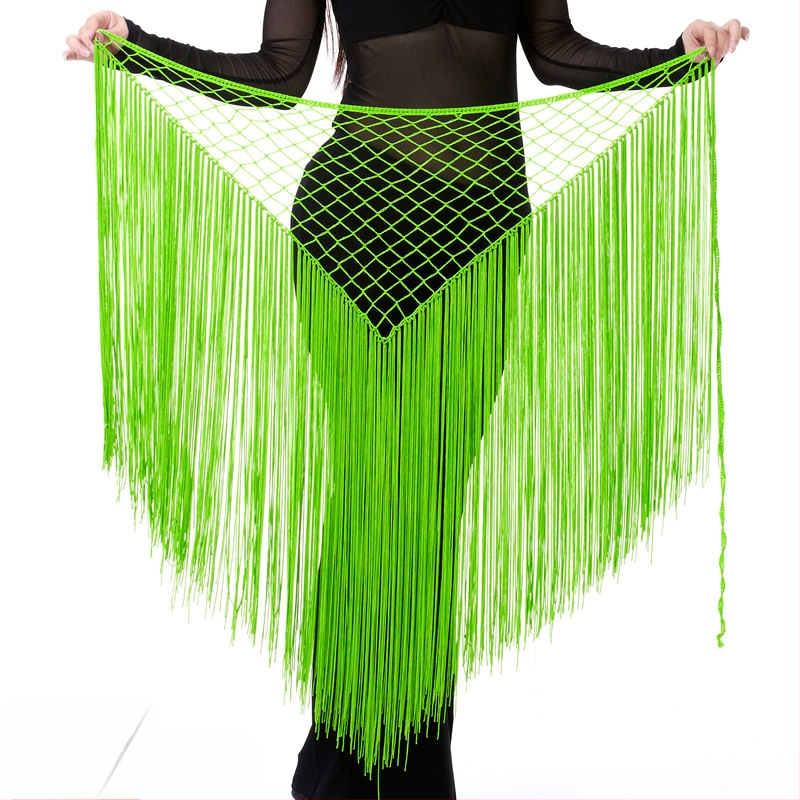 Argentina stiilis kolmnurkne rätik-sall, kõhutantsu kostüüm, kõhutantsu vöökett, kõhutantsu puusarätik, merineitsi puusarätik