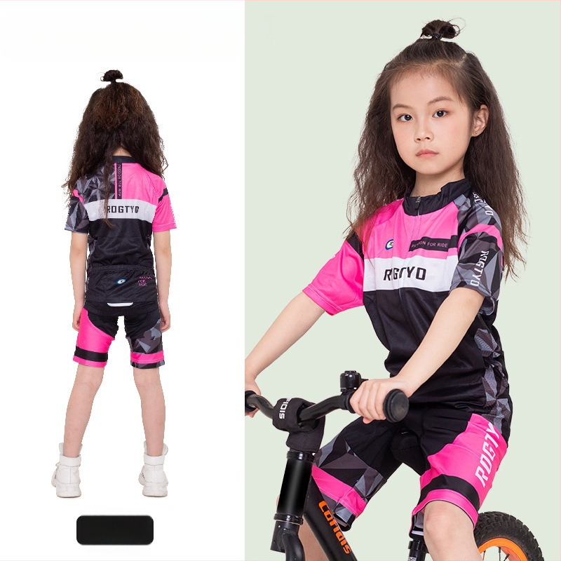 Tavaszi, nyári és őszi gyermek hosszú ujjú kerékpáros mezek, futóbiciklik, kerékpáros felszerelések, görkorcsolya felsők, nadrágok és stoplik