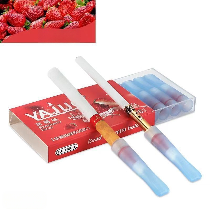 Yajue vienreizlietojamais daudzfunkcionālais augļu garšas pērlīšu cigarešu turētāja filtrs vīriešiem un sievietēm, augstas klases biezs un plāns divējāda lietojuma cigarešu turētāja filtrs vairumtirdzniecībā