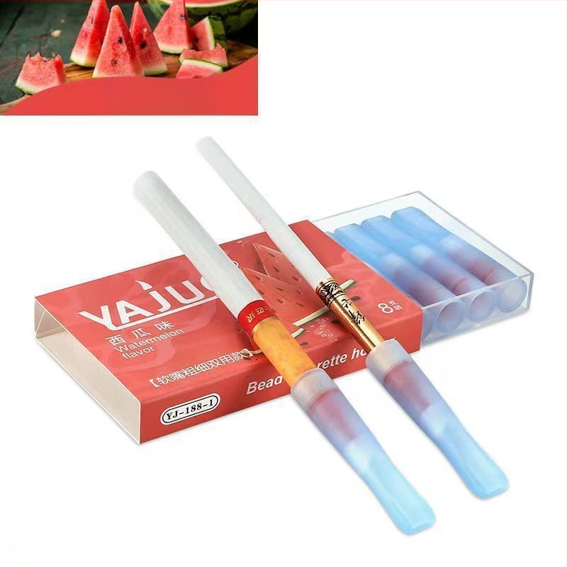 Yajue vienreizlietojamais daudzfunkcionālais augļu garšas pērlīšu cigarešu turētāja filtrs vīriešiem un sievietēm, augstas klases biezs un plāns divējāda lietojuma cigarešu turētāja filtrs vairumtirdzniecībā