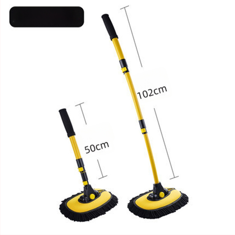 „Zhongheng“ automobilių plovimo šluostė, specialus automobilių plovimo šepetys, nepažeidžiantis automobilio, ilga rankena, teleskopinis minkštų šerelių šepetys automobilio valymui ir šluostymui