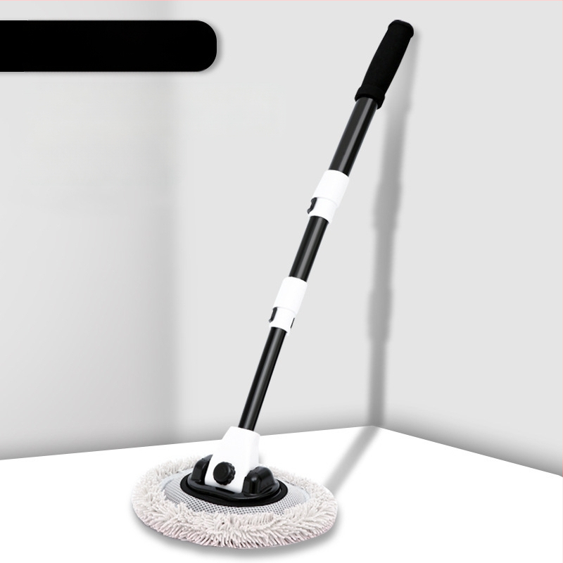 „Zhongheng“ automobilių plovimo šluostė, specialus automobilių plovimo šepetys, nepažeidžiantis automobilio, ilga rankena, teleskopinis minkštų šerelių šepetys automobilio valymui ir šluostymui