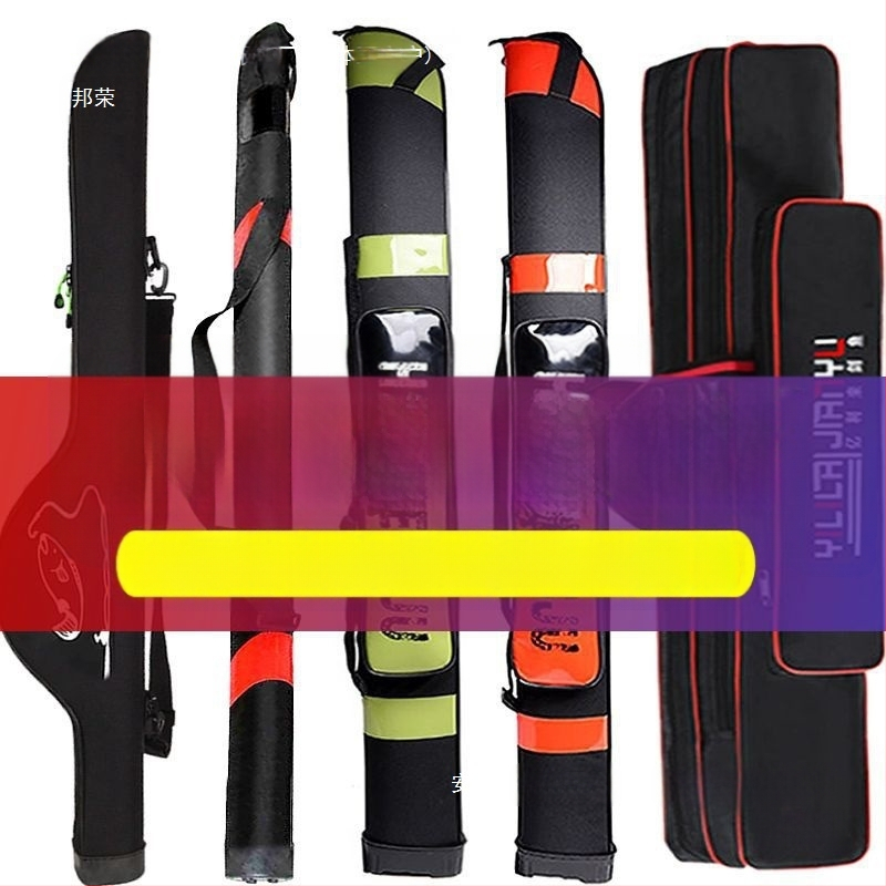 1,2 m meškerės krepšys, kietas meškerės krepšys, didelis pilvo krepšys, „Luya“ juosmens krepšys, meškerės krepšys, vandeniui atsparus žvejybos įrangos krepšys, trijų sluoksnių krepšys jūrinėms meškerėms