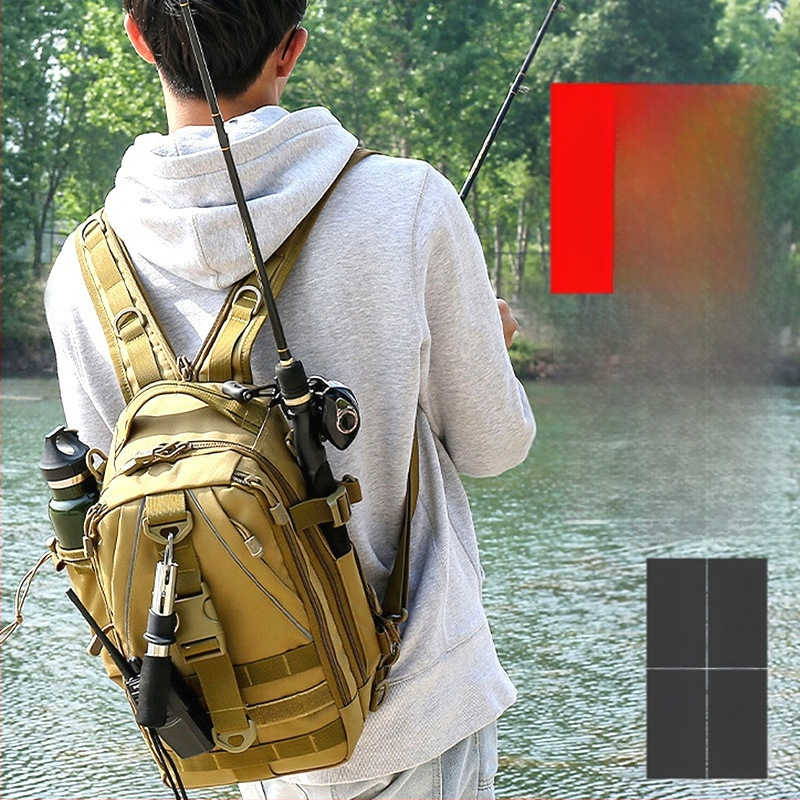 1,2 m meškerės krepšys, kietas meškerės krepšys, didelis pilvo krepšys, „Luya“ juosmens krepšys, meškerės krepšys, vandeniui atsparus žvejybos įrangos krepšys, trijų sluoksnių krepšys jūrinėms meškerėms