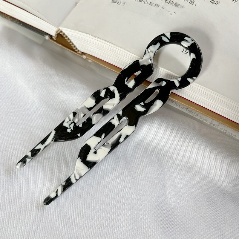 Naujas kiniškas acto rūgšties U formos plaukų segtukas, aukštos kokybės, pakaušio disko formos plaukų segtukas, galvos apdangalas, kamuoliukai, galva, antikvarinis Hanfu plaukų segtukas