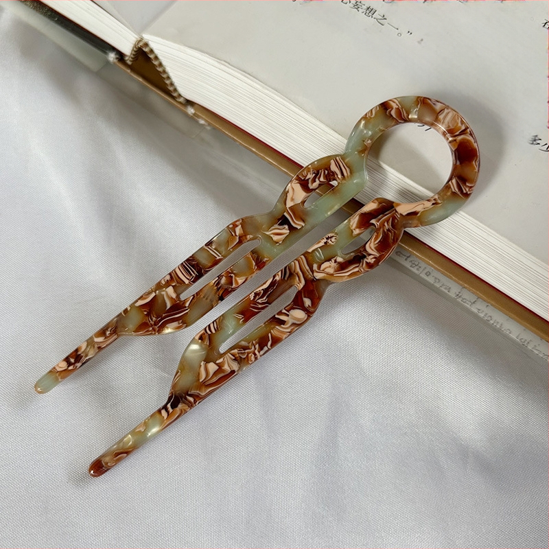 Naujas kiniškas acto rūgšties U formos plaukų segtukas, aukštos kokybės, pakaušio disko formos plaukų segtukas, galvos apdangalas, kamuoliukai, galva, antikvarinis Hanfu plaukų segtukas