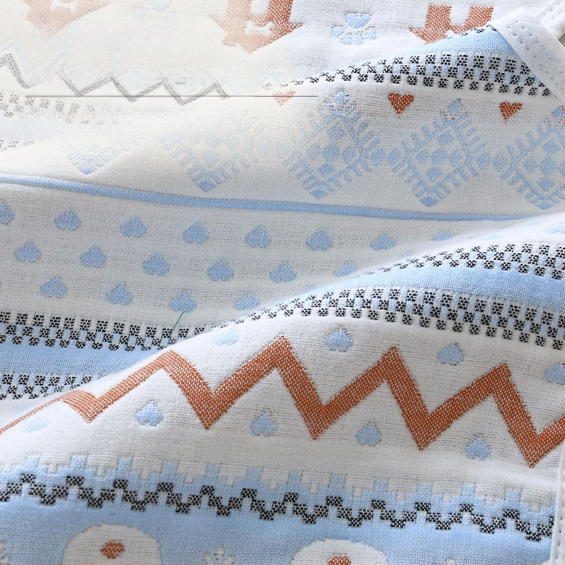 Vasarinis šešių sluoksnių marlės kilimėlis, minkštas, 80*40, kūdikiams skirtas skalbiamas paklodė, skirtas lauko vežimėliui, skirtas kūdikiui.