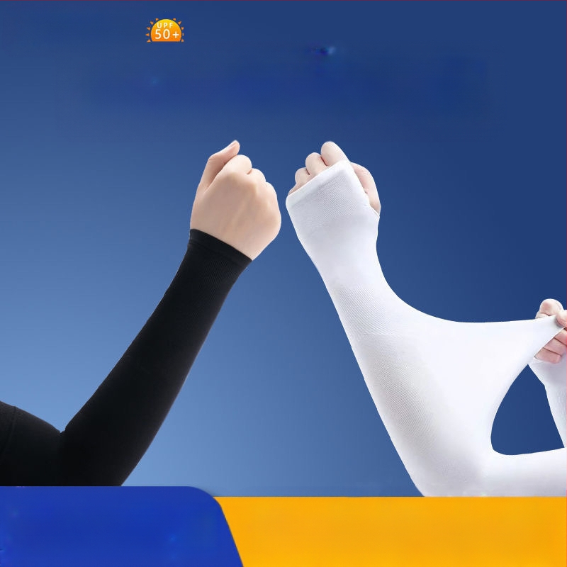 Jäävarrukad Meeste varrukad meestele ja naistele Suvised lahtised hingavad jahedad spordiväljakud Jääsiidist uued päikesekaitsevarrukad kohaletoimetamiseks