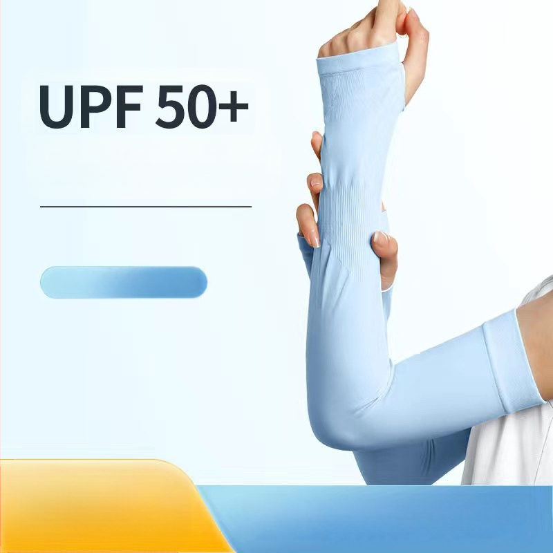 Jäävarrukad Meeste varrukad meestele ja naistele Suvised lahtised hingavad jahedad spordiväljakud Jääsiidist uued päikesekaitsevarrukad kohaletoimetamiseks