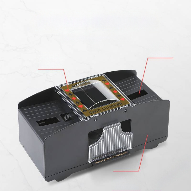 Kāršu jaukšanas mašīna, automātiska pokera karšu izsniegšanas mašīna, karšu jaukšanas mašīna, Teksasas pokers, elektriskā, pretkrāpšanās, vairāku pāru, mazgājama