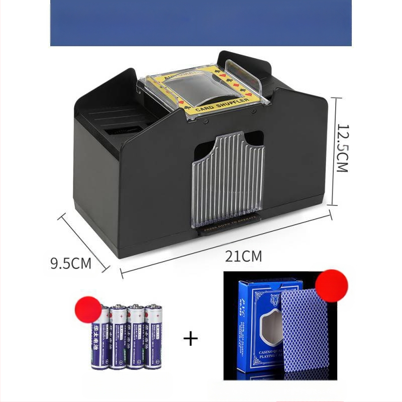 Kāršu jaukšanas mašīna, automātiska pokera karšu izsniegšanas mašīna, karšu jaukšanas mašīna, Teksasas pokers, elektriskā, pretkrāpšanās, vairāku pāru, mazgājama