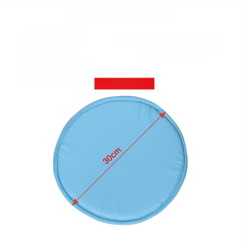 Majapidamises kasutatav lihtne kommivärvi ümmargune 30 cm padi paksendatud käsnaga ümmargune taburetipadi puhtast värvist kangast toolipadja täpphulgimüük