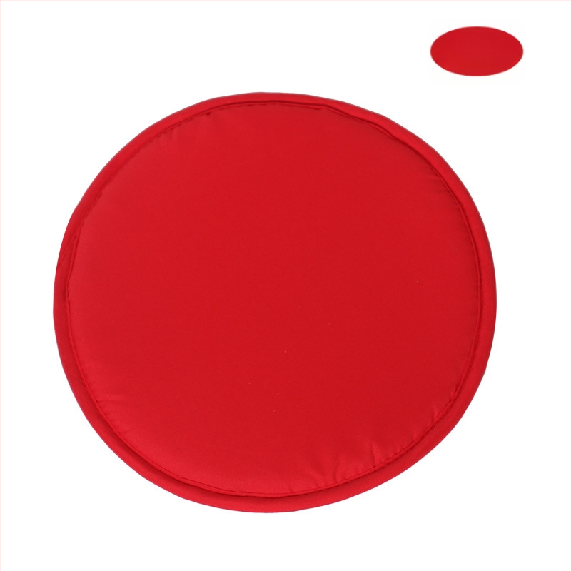 Majapidamises kasutatav lihtne kommivärvi ümmargune 30 cm padi paksendatud käsnaga ümmargune taburetipadi puhtast värvist kangast toolipadja täpphulgimüük