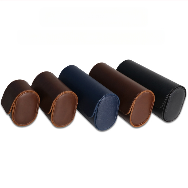 Aukštos klasės PU odos laikrodžių dėžutė viengubiems / dvigubiems / trigubiems laikrodžiams, laikrodžių laikymo dėžutė, mechaninių laikrodžių apsauginė odinė dėžutė nuo dulkių