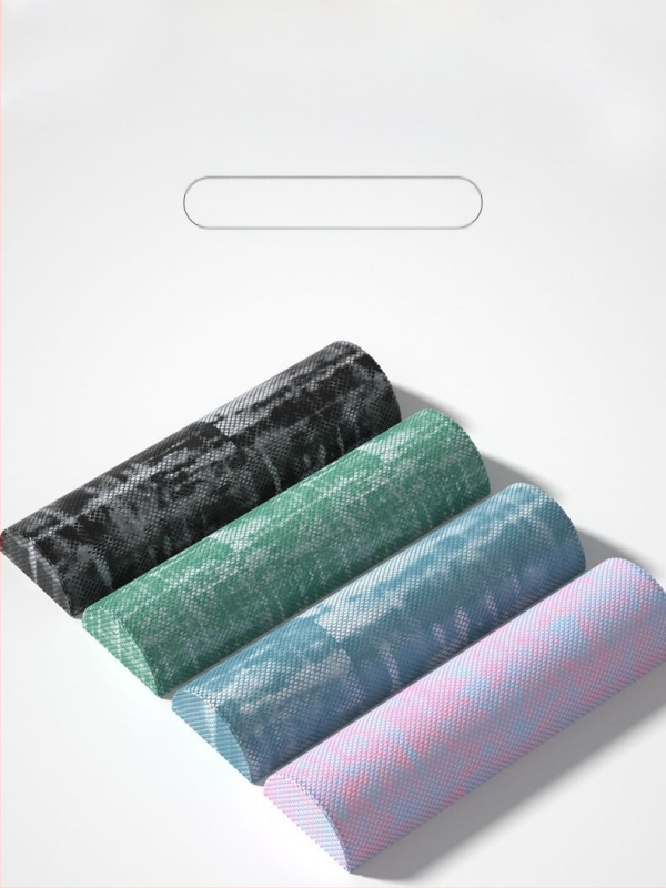 Poolringikujuline joogakolonn EVA kamuflaaž poolteljeline lõõgastuskolonn tasakaalulatt rombikujuline ujukomaga fitnessvahust vars pilatesekolonn