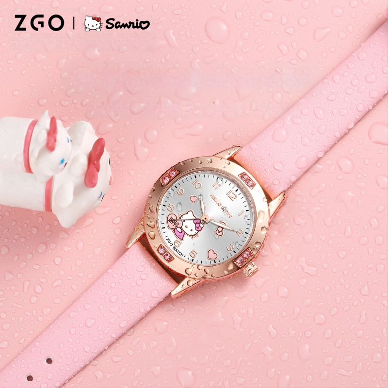 Sanrio Watch 2025 Prekogranični popularni slatki crtani sat za djevojčice iz nižih srednjih škola, modni svjetleći kvarcni sat