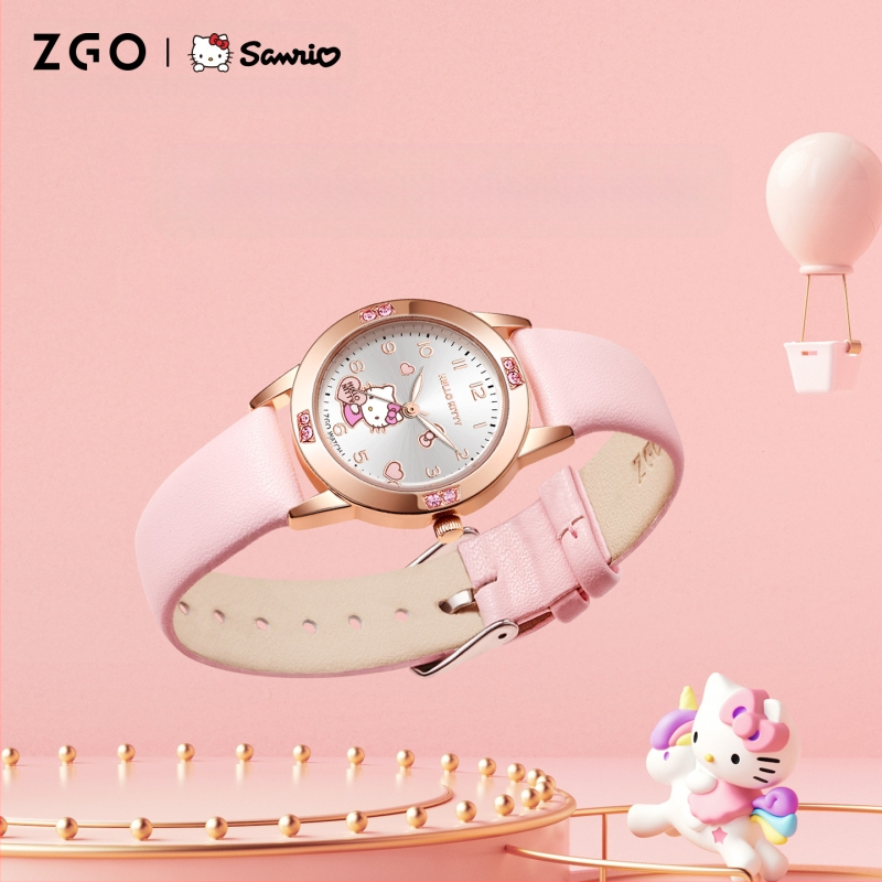 Sanrio Watch 2025 Prekogranični popularni slatki crtani sat za djevojčice iz nižih srednjih škola, modni svjetleći kvarcni sat