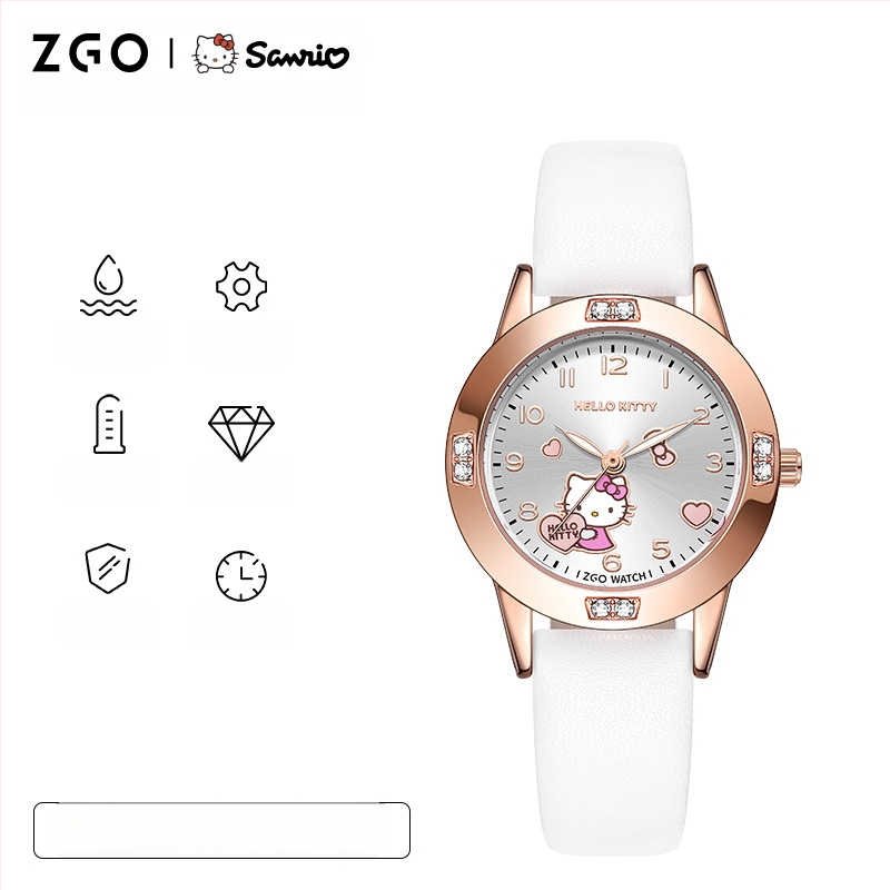 Sanrio Watch 2025 Prekogranični popularni slatki crtani sat za djevojčice iz nižih srednjih škola, modni svjetleći kvarcni sat