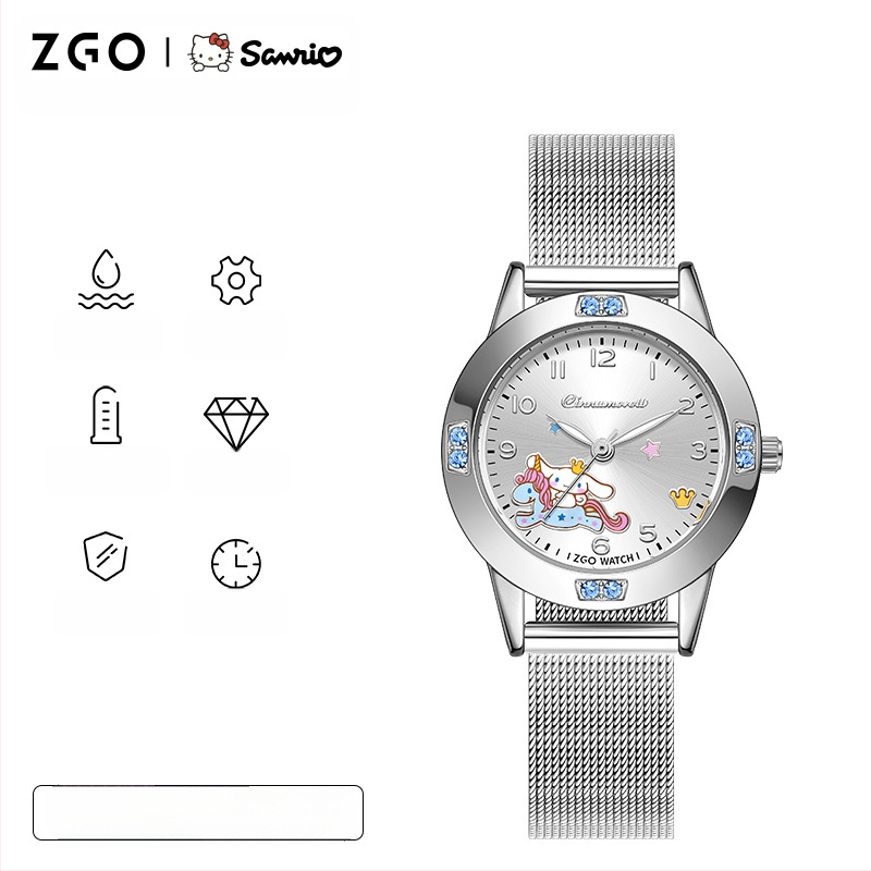 Sanrio Watch 2025 Prekogranični popularni slatki crtani sat za djevojčice iz nižih srednjih škola, modni svjetleći kvarcni sat