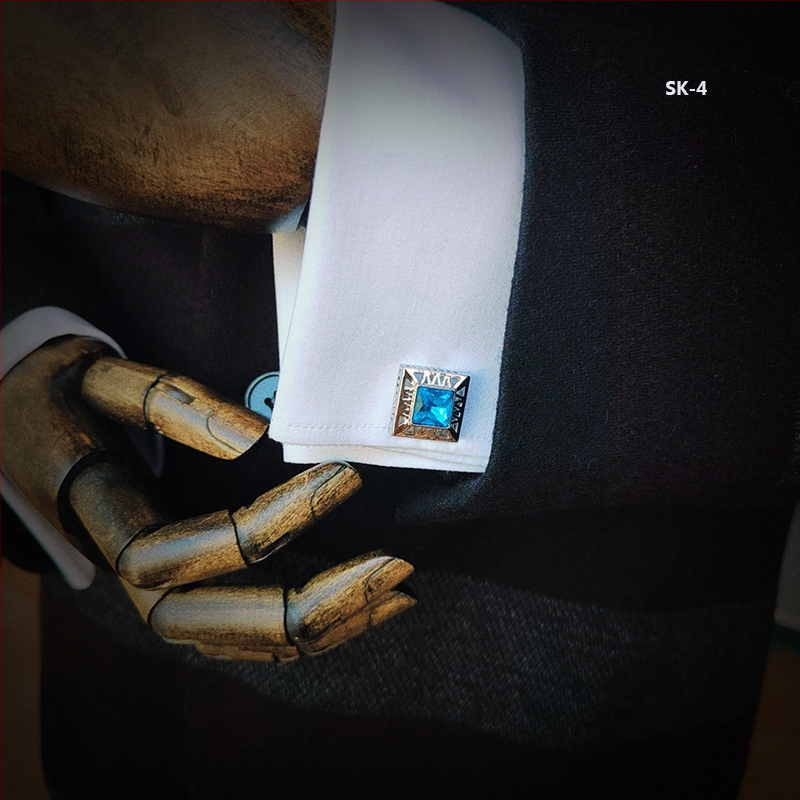 Vyriški prancūziški marškinių sąsagos, dovanų rinkinys, kostiumo aksesuarai, marškinių sagos, formalūs, verslo, universalūs sąsagos, lašo formos