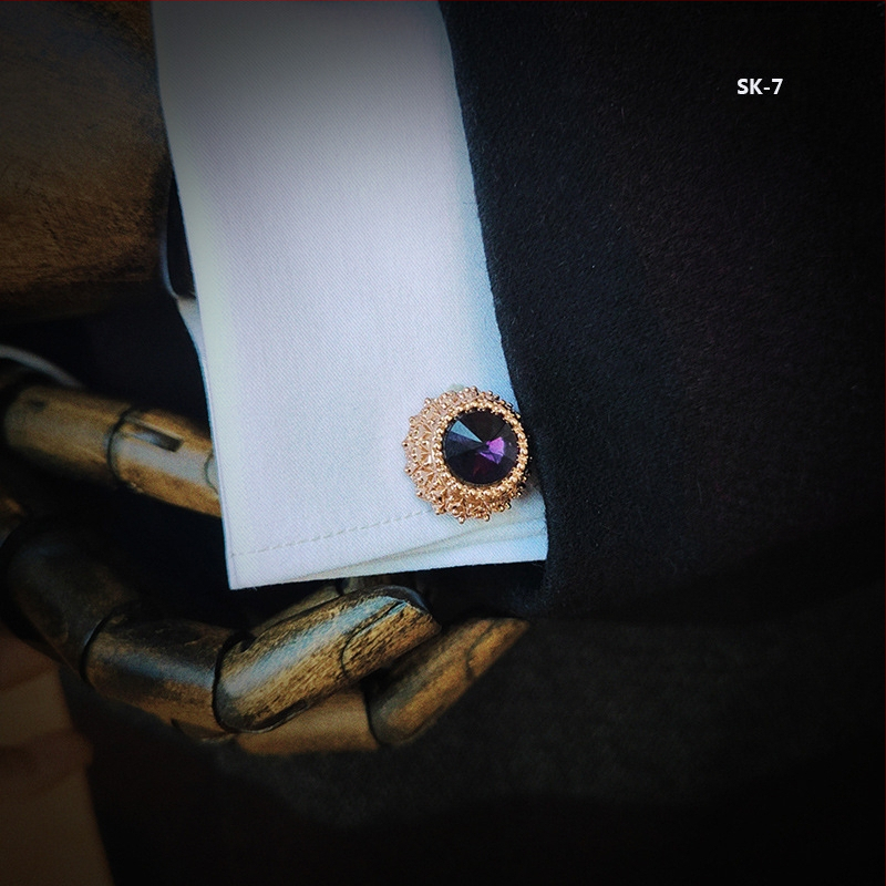 Мъжки френски копчета за ръкавели, подаръчен комплект за риза, аксесоари за костюми, копчета за риза, официални бизнес, универсални копчета за ръкавели с форма на сълза