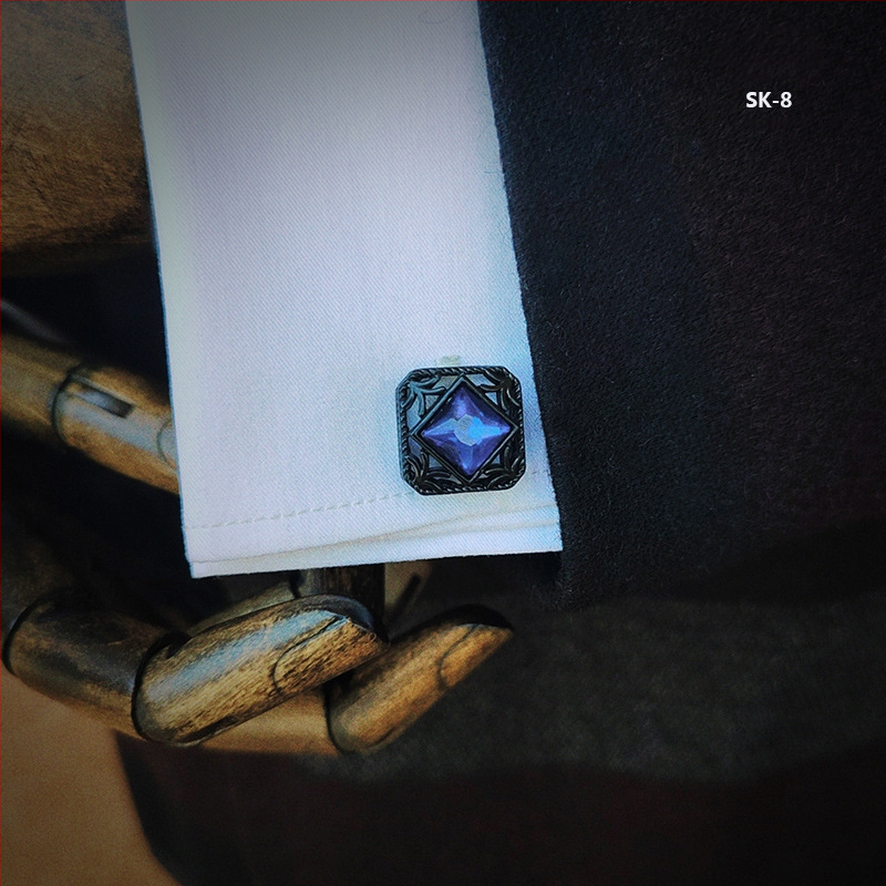 Мъжки френски копчета за ръкавели, подаръчен комплект за риза, аксесоари за костюми, копчета за риза, официални бизнес, универсални копчета за ръкавели с форма на сълза