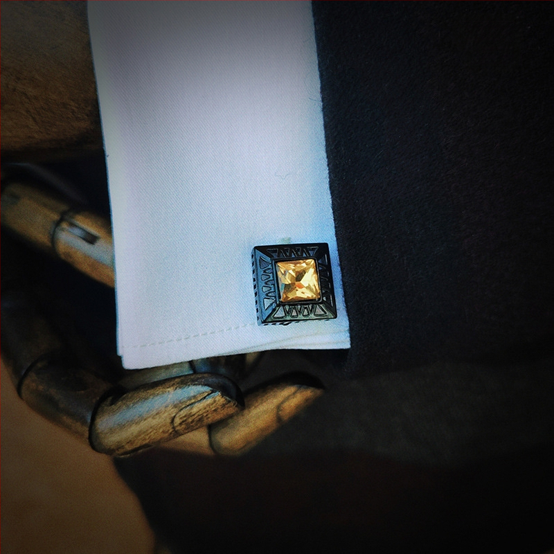 Мъжки френски копчета за ръкавели, подаръчен комплект за риза, аксесоари за костюми, копчета за риза, официални бизнес, универсални копчета за ръкавели с форма на сълза