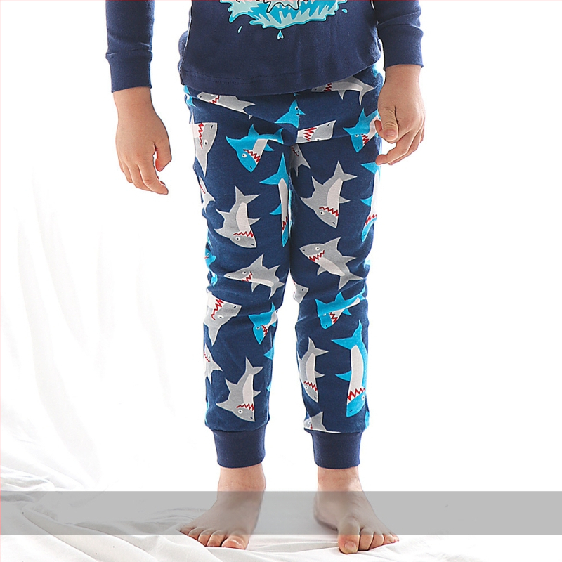 Vaikiškos ilgos kelnės su medvilniniais siūlais, europietiškos ir amerikietiškos „Amazon“ pižamos, mažų vaikų medvilninės kelnės, kūdikių, vaikiškos kelnės, berniukų kelnės, urmu