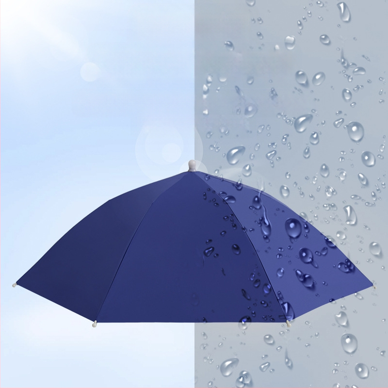 Ant galvos tvirtinamas skėtis, skirtas žvejybai, nešiojamas saulės skėtis, didelis lauko sulankstomas skėtis, atsparus UV spinduliams, atsparus vėjui, didmeninė prekyba