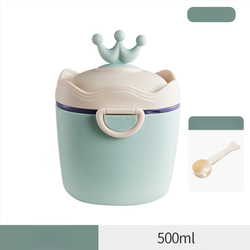 Kūdikių pieno miltelių dėžutė Nešiojama išeinanti sandari drėgmei atspari pakuotė Papildoma maisto dėžutė Ryžių užkandžiai Didelės talpos laikymo indas