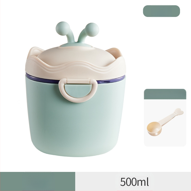 Kūdikių pieno miltelių dėžutė Nešiojama išeinanti sandari drėgmei atspari pakuotė Papildoma maisto dėžutė Ryžių užkandžiai Didelės talpos laikymo indas