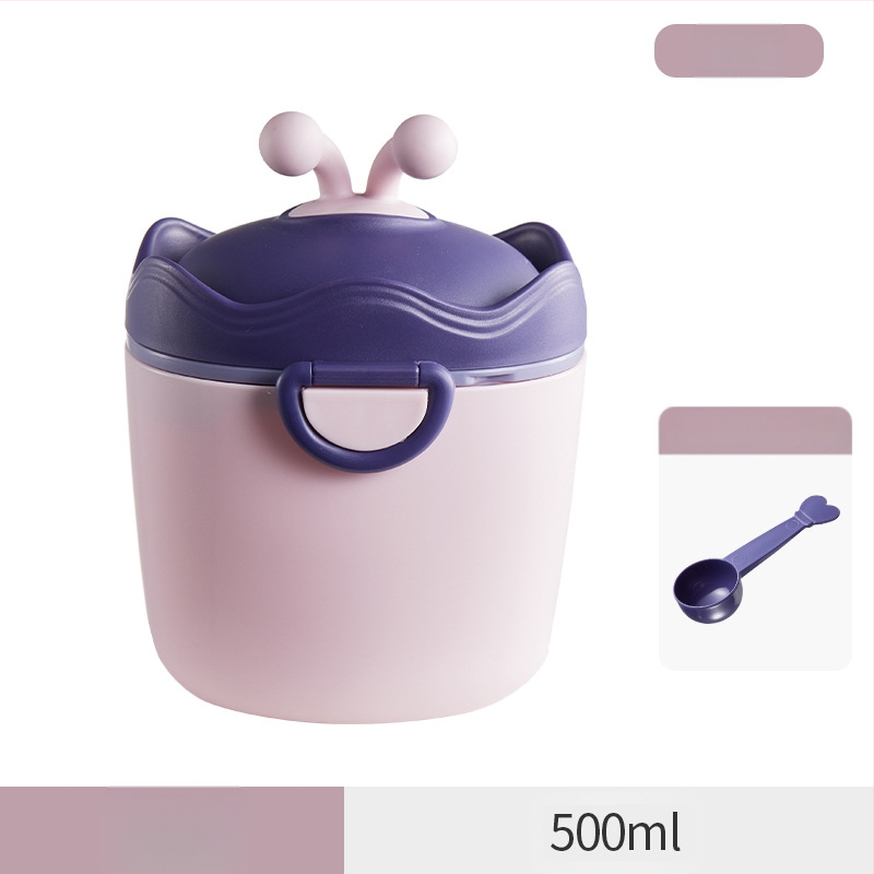 Kūdikių pieno miltelių dėžutė Nešiojama išeinanti sandari drėgmei atspari pakuotė Papildoma maisto dėžutė Ryžių užkandžiai Didelės talpos laikymo indas