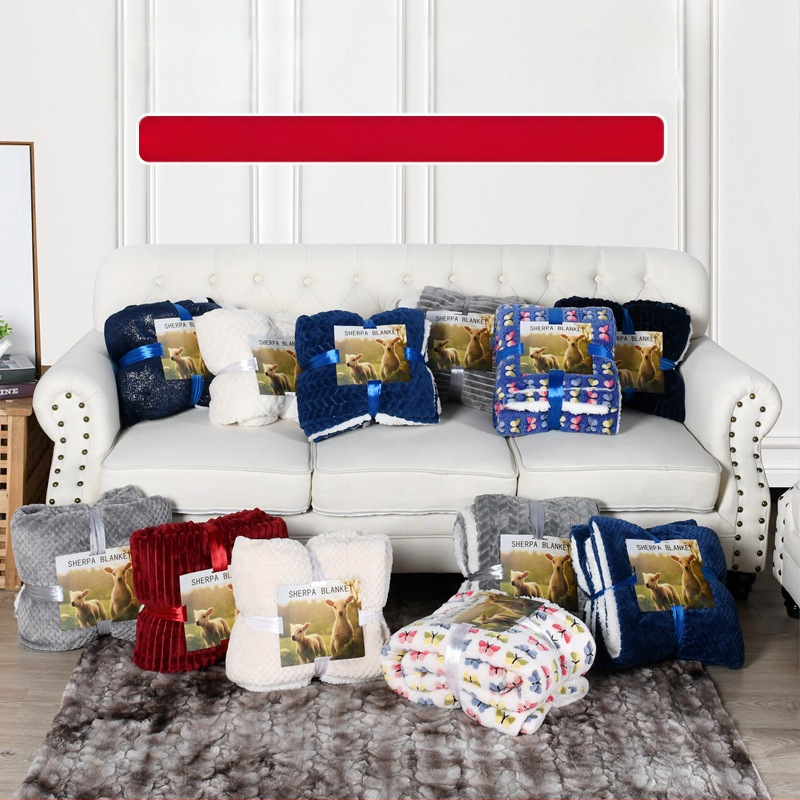 Piiriülene uus paksendatud flanellist lambanahast komposiittopelttekk vabaajatekk kinketekk mitmeaastane täpp