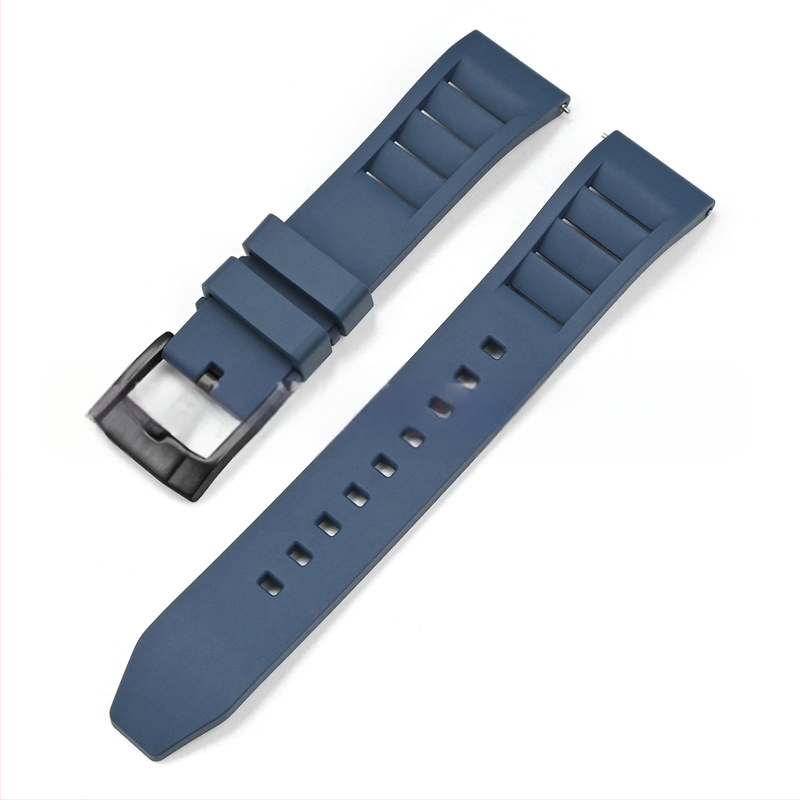 Explosions universāla ātras atbrīvošanas fluorgumijas siksniņa Huawei Apple Watch siksniņai FKM siksniņa 19/20/21/24mm