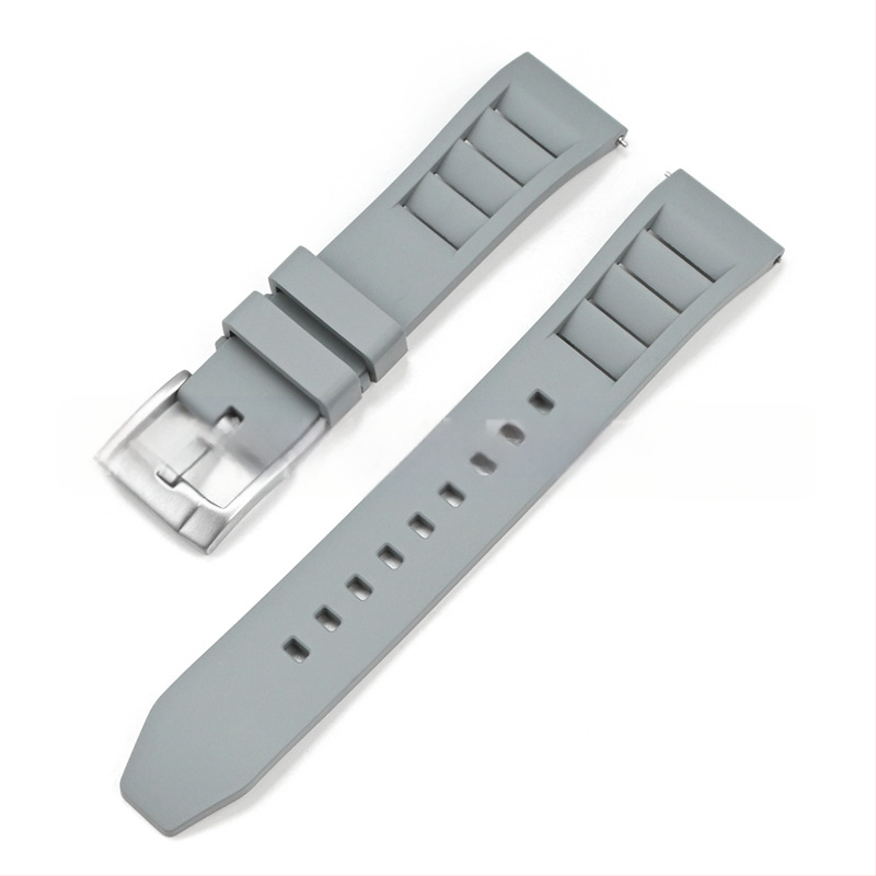 Explosions universāla ātras atbrīvošanas fluorgumijas siksniņa Huawei Apple Watch siksniņai FKM siksniņa 19/20/21/24mm