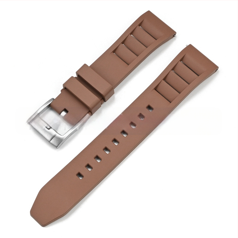 Explosions universāla ātras atbrīvošanas fluorgumijas siksniņa Huawei Apple Watch siksniņai FKM siksniņa 19/20/21/24mm