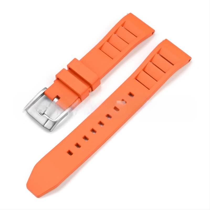 Explosions universāla ātras atbrīvošanas fluorgumijas siksniņa Huawei Apple Watch siksniņai FKM siksniņa 19/20/21/24mm