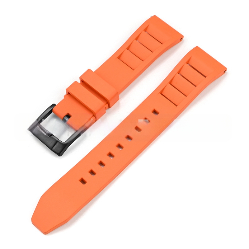 Explosions universāla ātras atbrīvošanas fluorgumijas siksniņa Huawei Apple Watch siksniņai FKM siksniņa 19/20/21/24mm