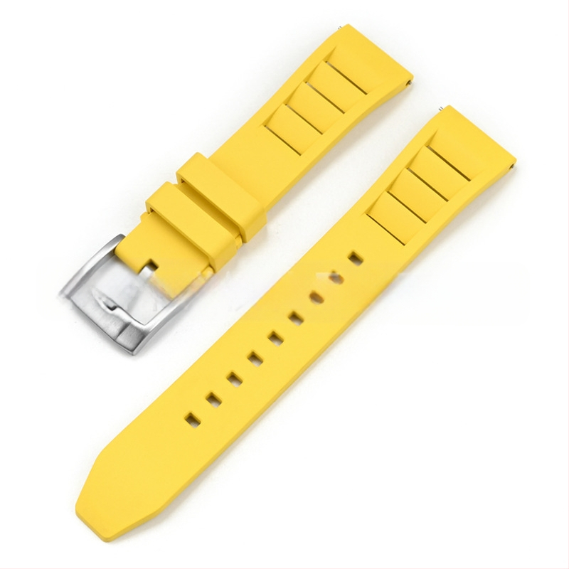 Explosions universāla ātras atbrīvošanas fluorgumijas siksniņa Huawei Apple Watch siksniņai FKM siksniņa 19/20/21/24mm